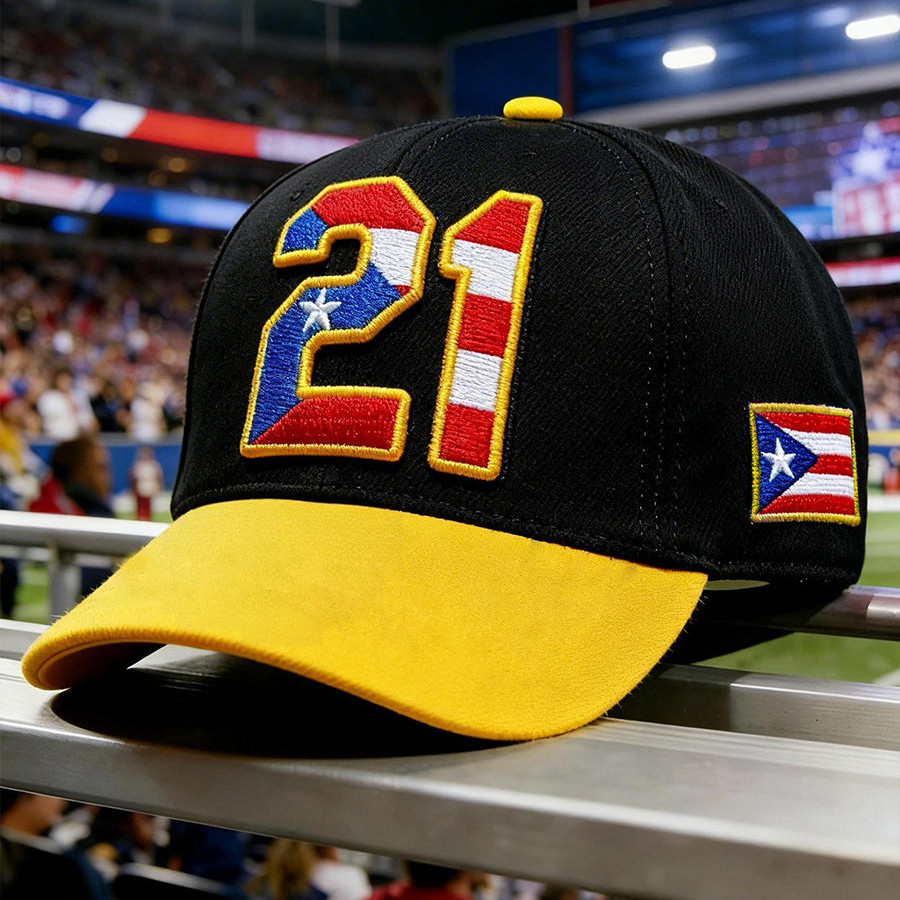 Bad Bunny Puerto Rico Baseball 21 Hat Bad Bunny Baseball Cap Present For Fans