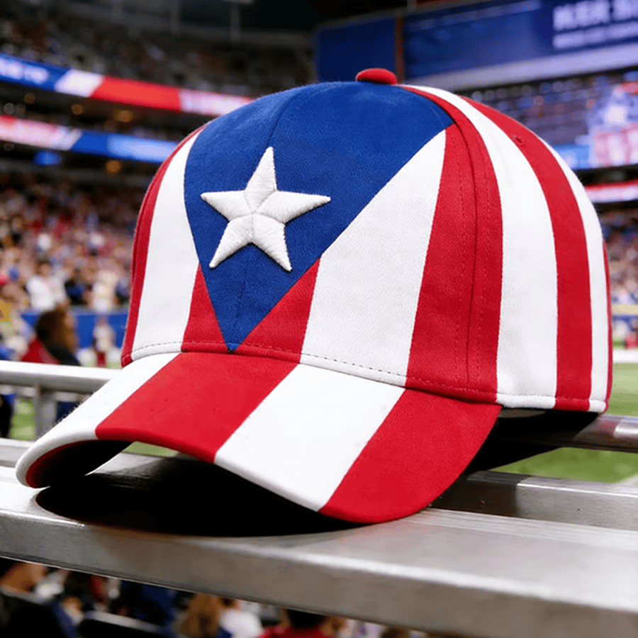 Bad Bunny Puerto Rico Baseball Hat Puerto Rico Flag Baseball Cap Bad Bunny Lover Gift