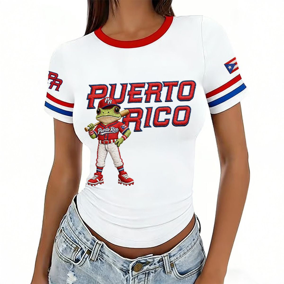 Bad Bunny Puerto Rico Baseball T-Shirt Game Day Baseball Merch Bad Bunny Fan Gift For Her