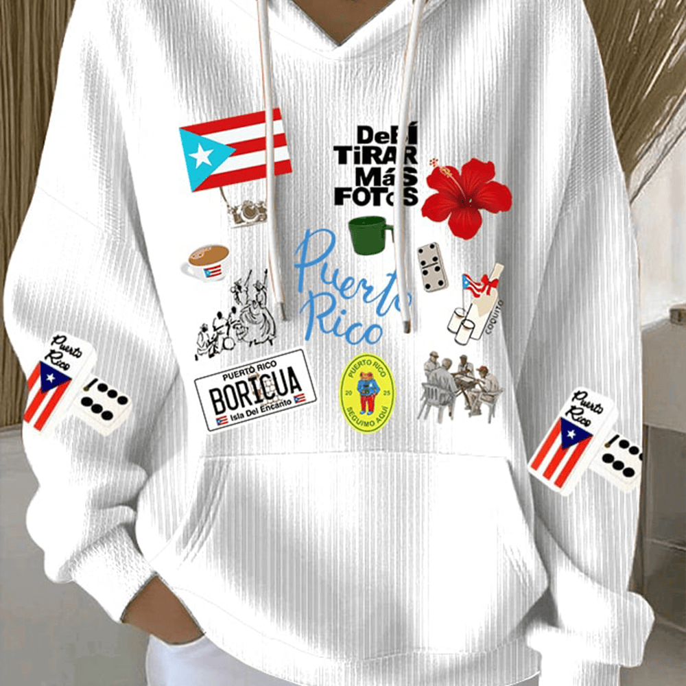 Bad Bunny Puerto Rico Hoodie Bad Bunny Super Bowl LX Clothing Gift For Her