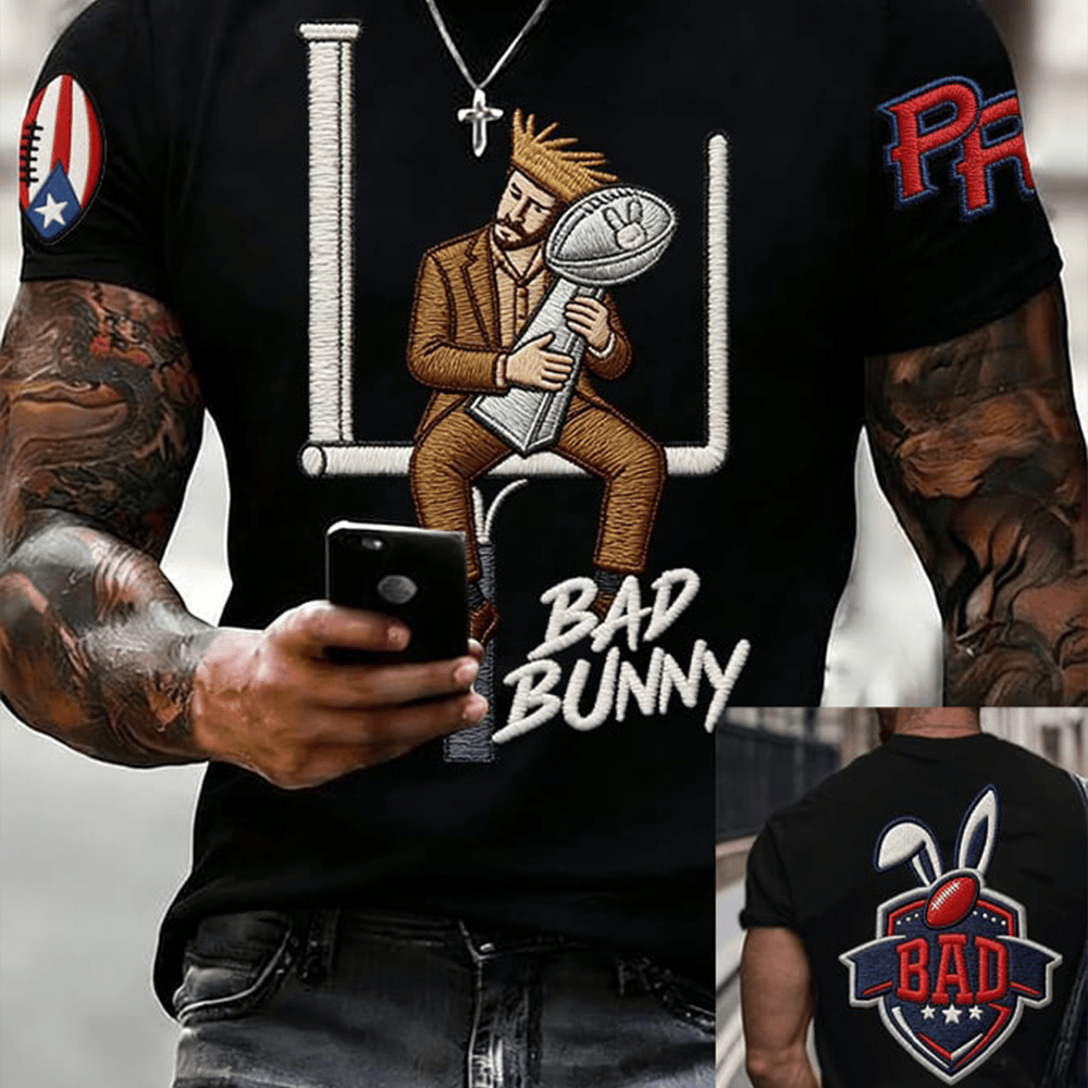 Bad Bunny Puerto Rico T-Shirt Bad Bunny Halftime Show Shirt Gift For Father