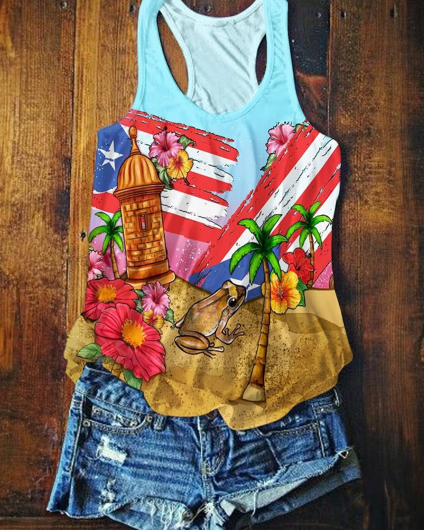 Bad Bunny Puerto Rico Womens Tank Top Puerto Rican Bad Bunny Merch Fan Clothing