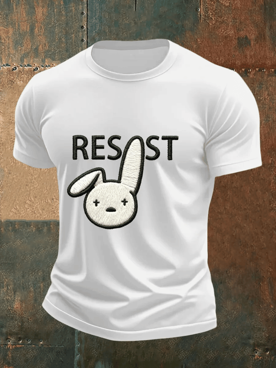Bad Bunny Resist Merch T-Shirt Bad Bunny Clothes Unique Gifts For Husband