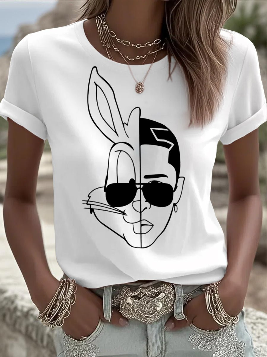 Bad Bunny Super Bowl 2026 Merch Bad Bunny Graphic T-Shirt Gift Ideas For Teens