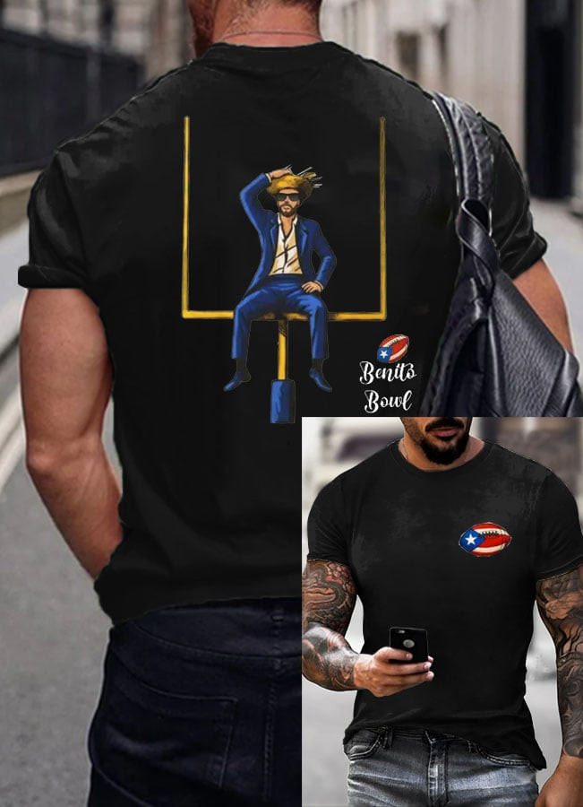 Bad Bunny Super Bowl 2026 Merch Benito Bowl Tee Shirt Unique Gifts For Football Men