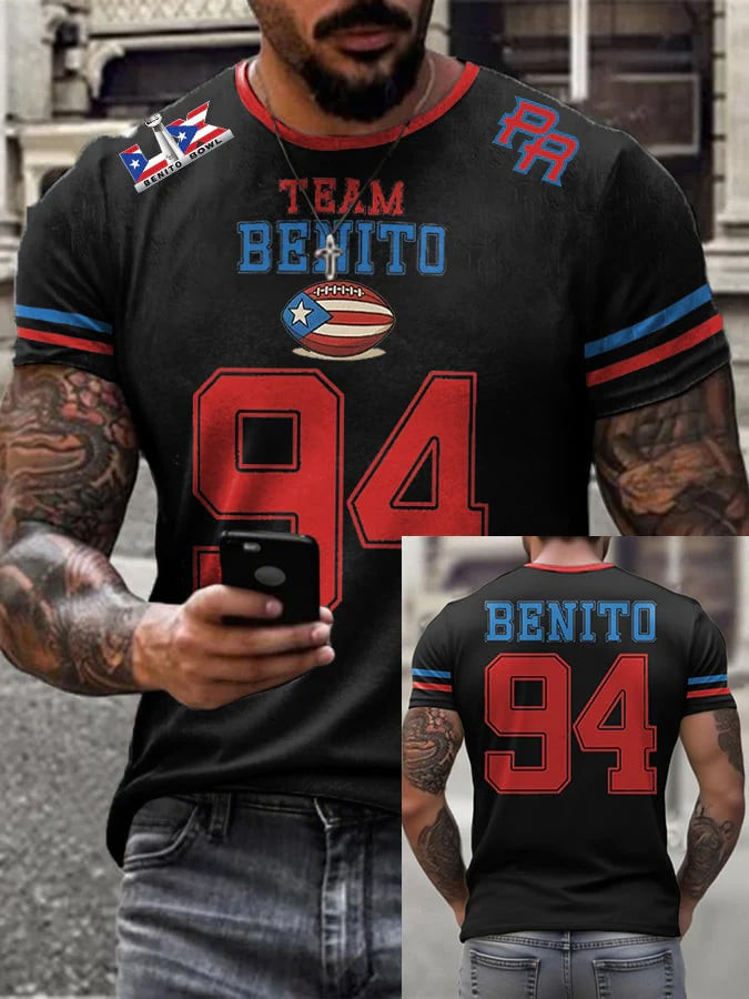 Bad Bunny Super Bowl 2026 Merch Team Benito 94 T-Shirt Bad Bunny Fan Gift Ideas