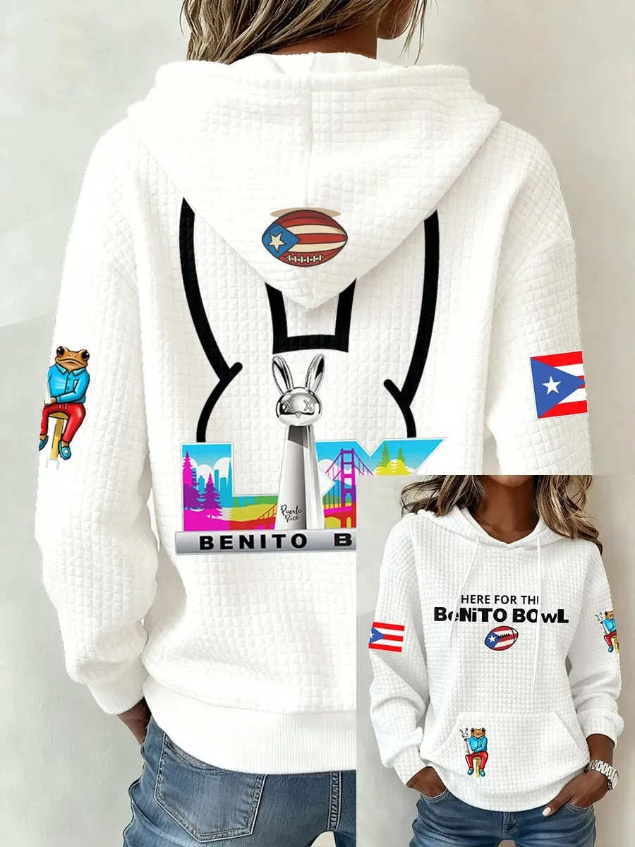 Bad Bunny Super Bowl Collaboration Hoodie 2026 Halftime Show Fan Gear Best Gift