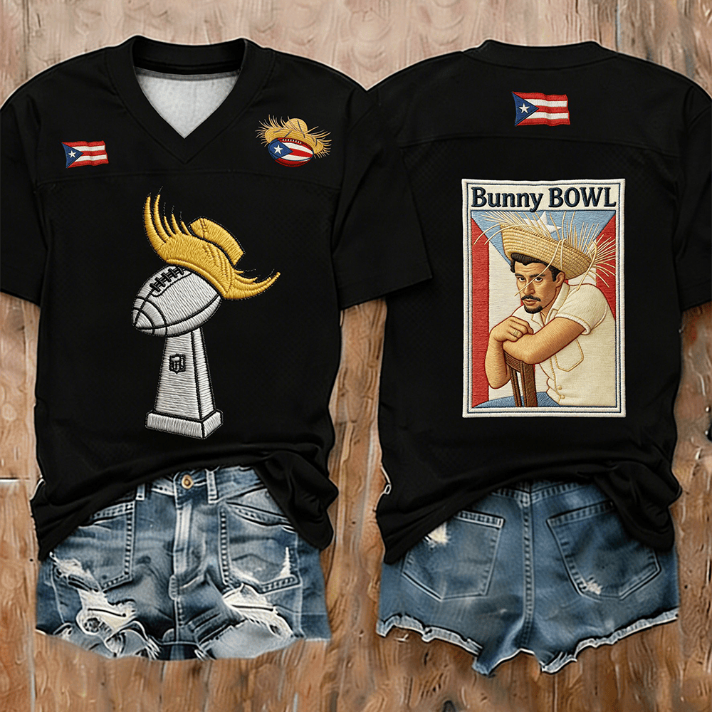 Bad Bunny Super Bowl Jersey Bad Bunny Halftime Show Clothes Unique Gift For Teens