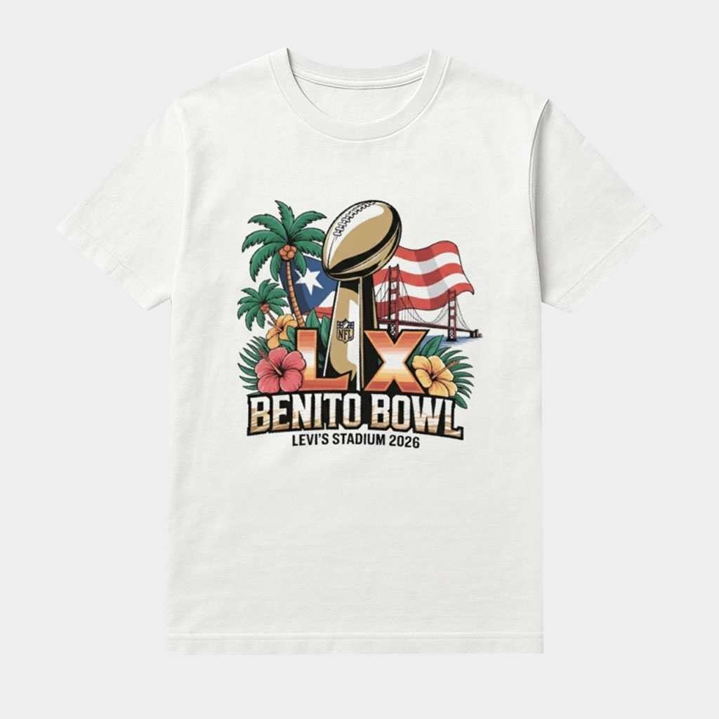 Bad Bunny Super Bowl LIX Shirt 2026 Benito Bowl Shirts Bad Bunny Merch Gifts For Fans