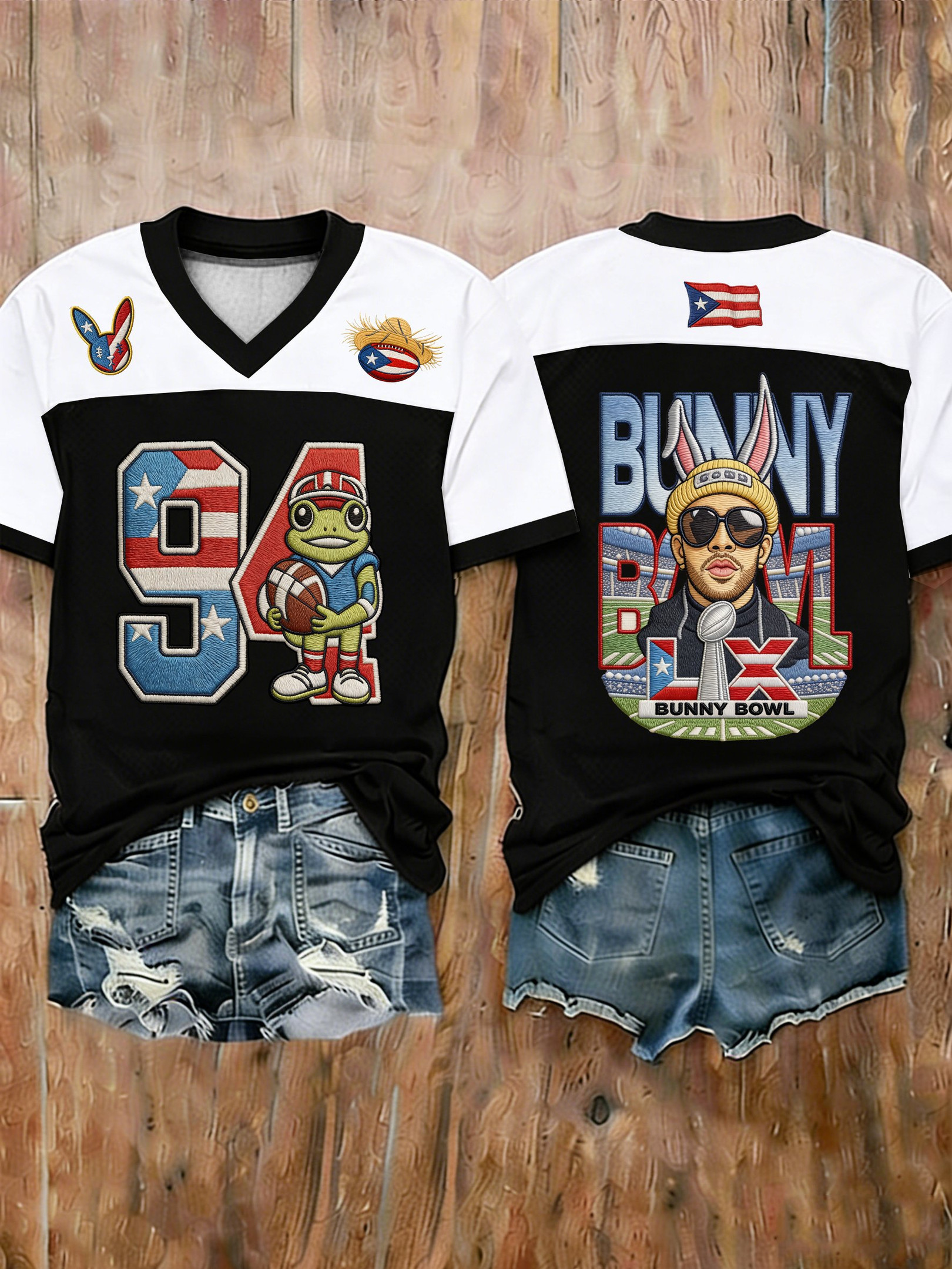 Bad Bunny Super Bowl Merch 2026 94 Benito Bowl Jersey Football Lovers Gifts For Girlfriend Bad Bunny Super Bowl Merch 2026 94 Benito Bowl Jersey Football Lovers Gifts For Girlfriend