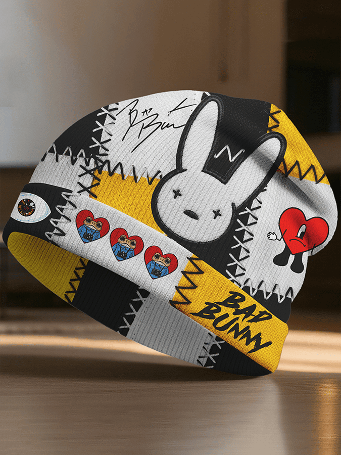 Bad Bunny Super Bowl Merch 2026 Bad Bunny Frog Beanie Game Day Merch Benito Bowl Fan Gift