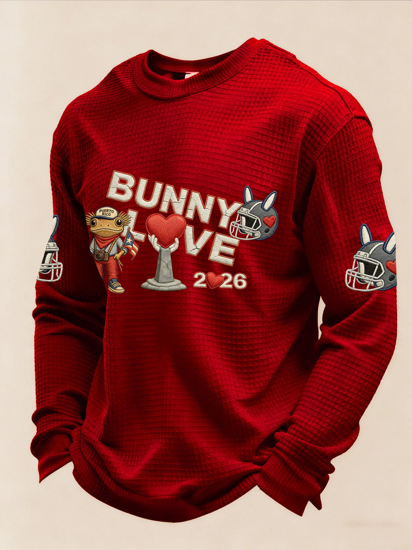 Bad Bunny Super Bowl Merch 2026 Bad Bunny Long Sleeve T-Shirt Benito Bowl Merch Gifts For Him