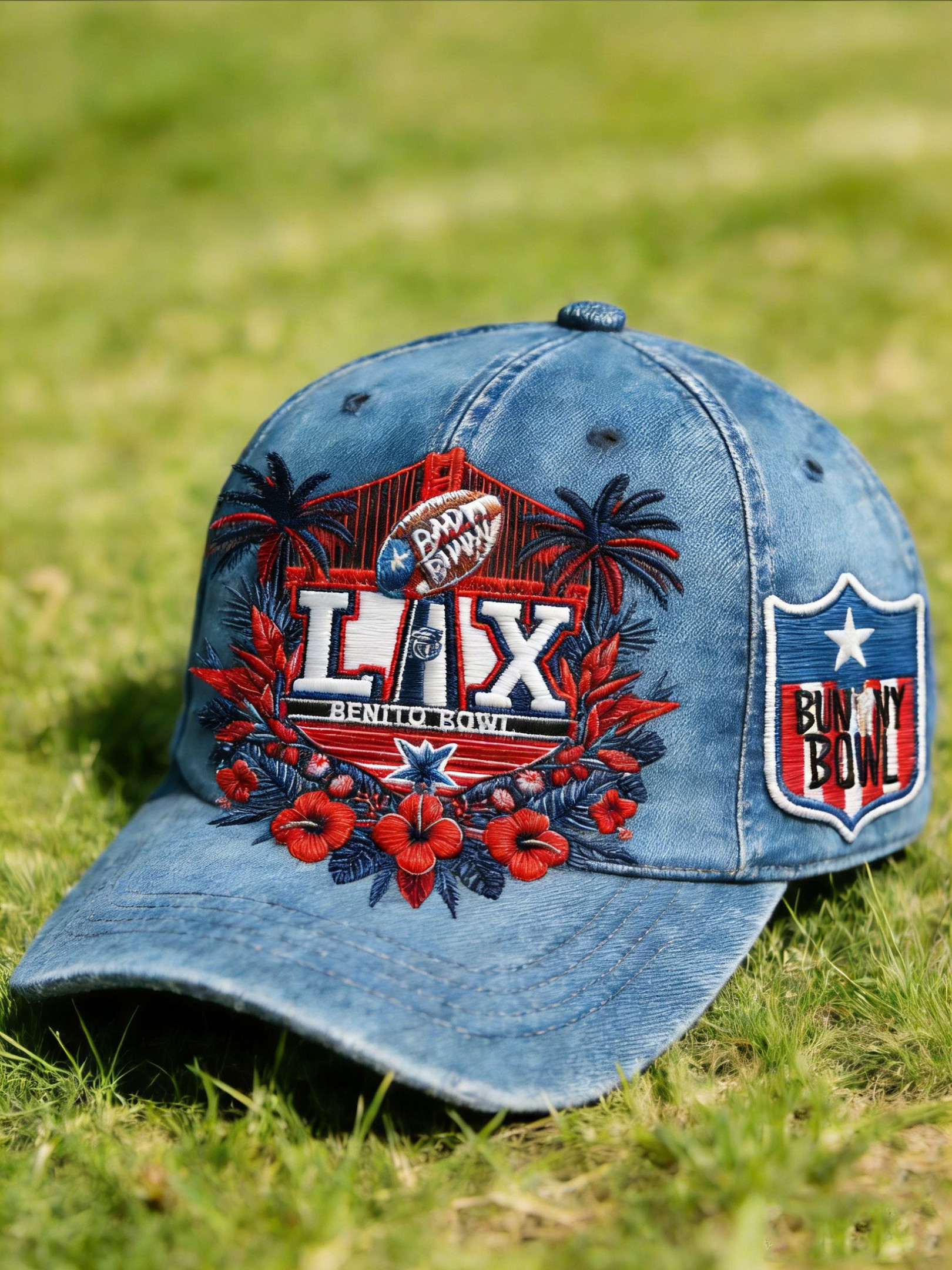 Bad Bunny Super Bowl Merch 2026 Bad Bunny Super Bowl Hat Puerto Rican Football Cap