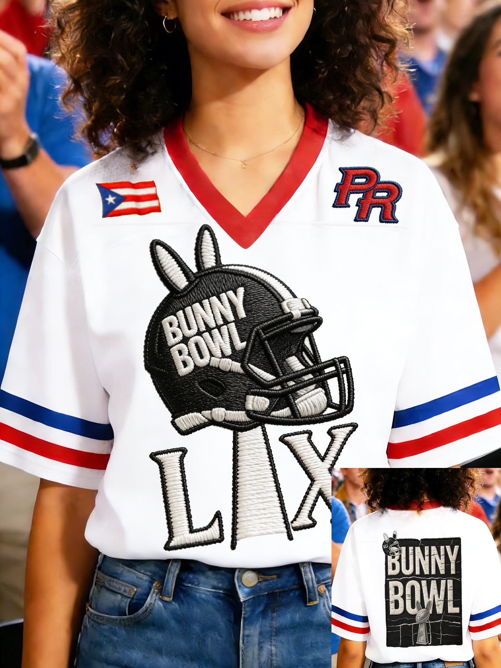 Bad Bunny Super Bowl Merch 2026 Bad Bunny Super Bowl Jersey Bad Bunny Website Gifts For Fan