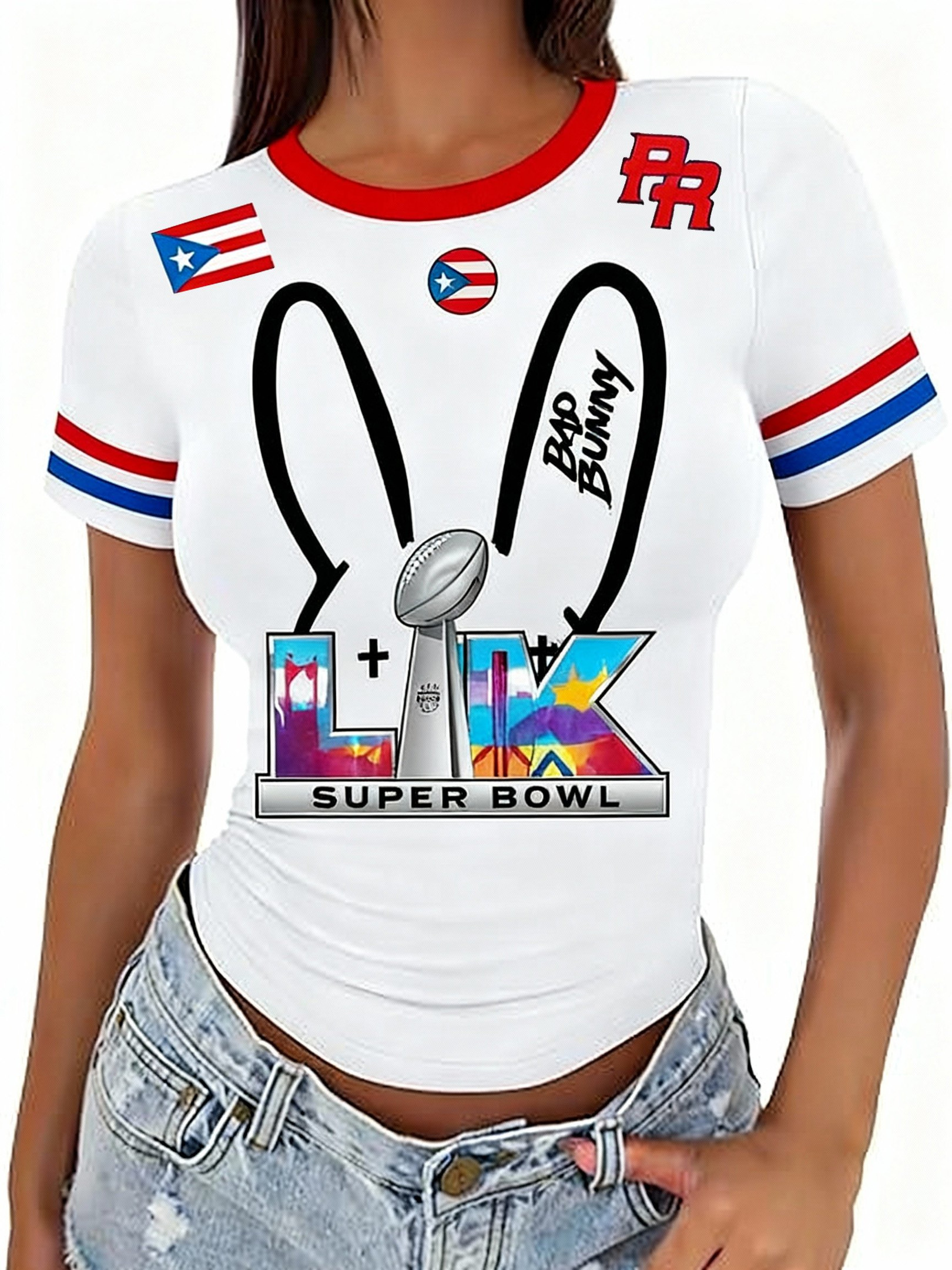 Bad Bunny Super Bowl Merch 2026 Benito Bowl Baby Tee Bad Bunny Super Bowl 2026