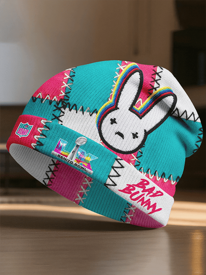 Bad Bunny Super Bowl Merch 2026 Benito Bowl Beanie Bad Bunny Puerto Rico Merch Fan Gifts Bad Bunny Super Bowl Merch 2026 Benito Bowl Beanie Bad Bunny Puerto Rico Merch Fan Gifts