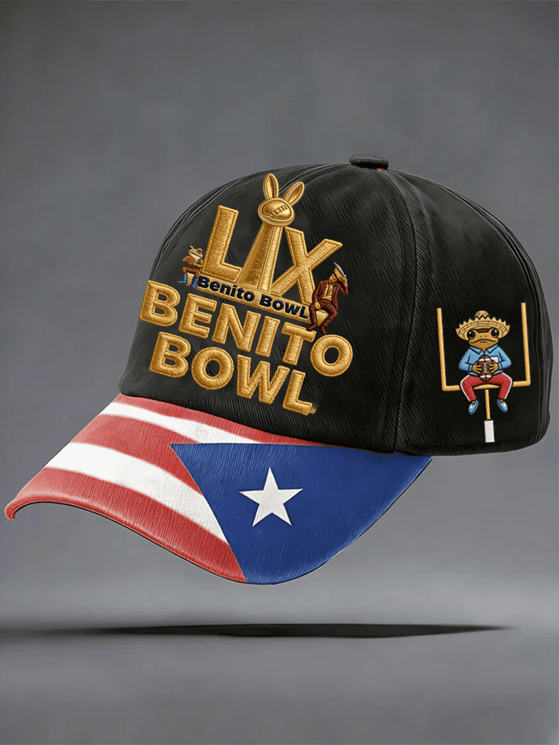 Bad Bunny Super Bowl Merch 2026 Benito Bowl Hat Bad Bunny Cap Gifts For Football Fan