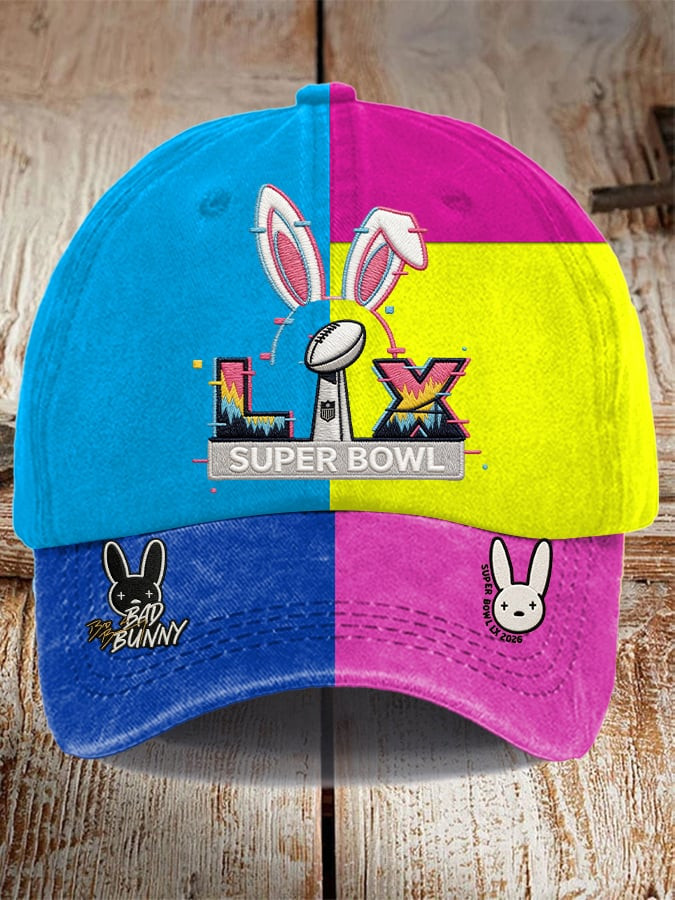 Bad Bunny Super Bowl Merch 2026 Benito Bowl Hat Embroidered Superbowl Merch Game Day Hat Bad Bunny Super Bowl Merch 2026 Benito Bowl Hat Embroidered Superbowl Merch Game Day Hat
