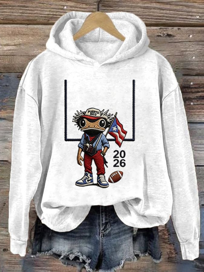 Bad Bunny Super Bowl Merch 2026 Benito Bowl Hoodie Puerto Rican Football Apparel Women's