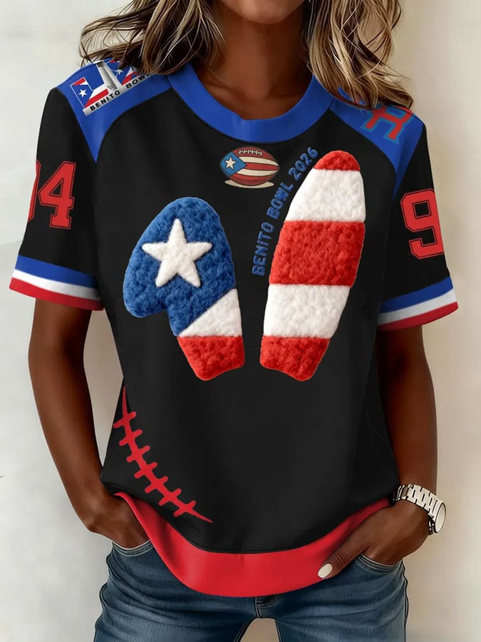 Bad Bunny Super Bowl Merch 2026 Benito Bowl Shirt Puerto Rican Football Game Day Clothes