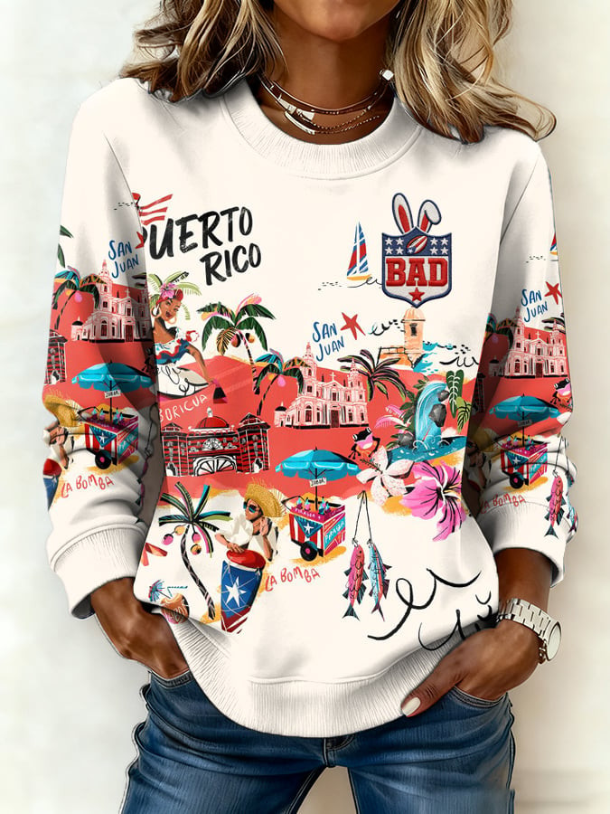 Bad Bunny Super Bowl Merch 2026 Benito Bowl Sweatshirt Puerto Rican Football Sweatshirt