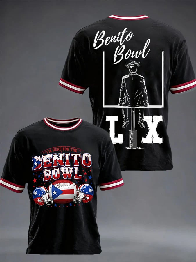 Bad Bunny Super Bowl Merch 2026 Benito Bowl T-Shirt Bad Bunny Super Bowl Shirt Dad Gifts