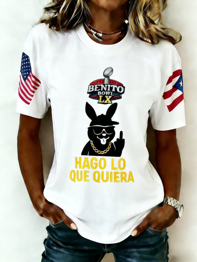 Bad Bunny Super Bowl Merch 2026 Benito Bowl T-Shirt Puerto Rican Football Bunny Bowl Shirt Gift Bad Bunny Super Bowl Merch 2026 Benito Bowl T-Shirt Puerto Rican Football Bunny Bowl Shirt Gift