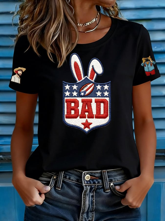 Bad Bunny Super Bowl Merch 2026 Benito Bowl T-Shirt Puerto Rican Football Shirt Black