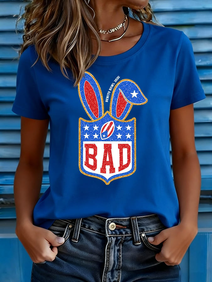 Bad Bunny Super Bowl Merch 2026 Benito Bowl T-Shirt Puerto Rican Football Shirt Blue