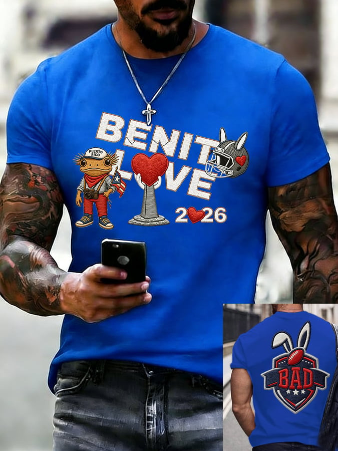 Bad Bunny Super Bowl Merch 2026 Benito Bowl T-Shirt Puerto Rican Shirt Football Lovers Gifts Bad Bunny Super Bowl Merch 2026 Benito Bowl T-Shirt Puerto Rican Shirt Football Lovers Gifts