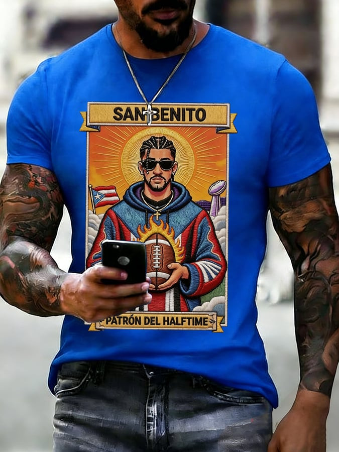 Bad Bunny Super Bowl Merch 2026 Benito Bowl T-Shirt Puerto Rican Shirt Gifts For Football Fan