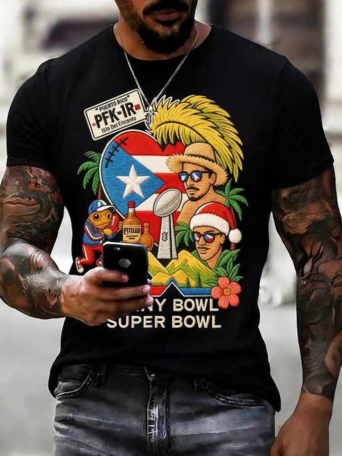 Bad Bunny Super Bowl Merch 2026 Benito Bowl T-Shirt Puerto Rican Shirt Gifts For Game Day