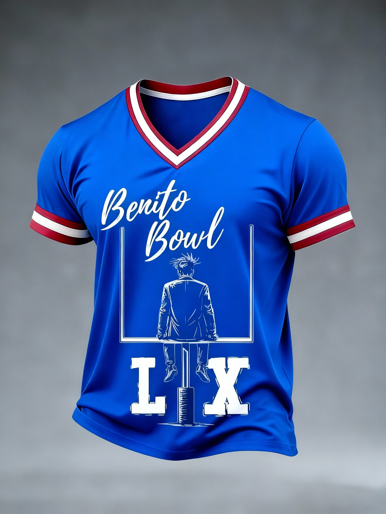 Bad Bunny Super Bowl Merch 2026 Benito Bowl V-Neck Shirt Bad Bunny Shirt Gifts For Son Bad Bunny Super Bowl Merch 2026 Benito Bowl V-Neck Shirt Bad Bunny Shirt Gifts For Son