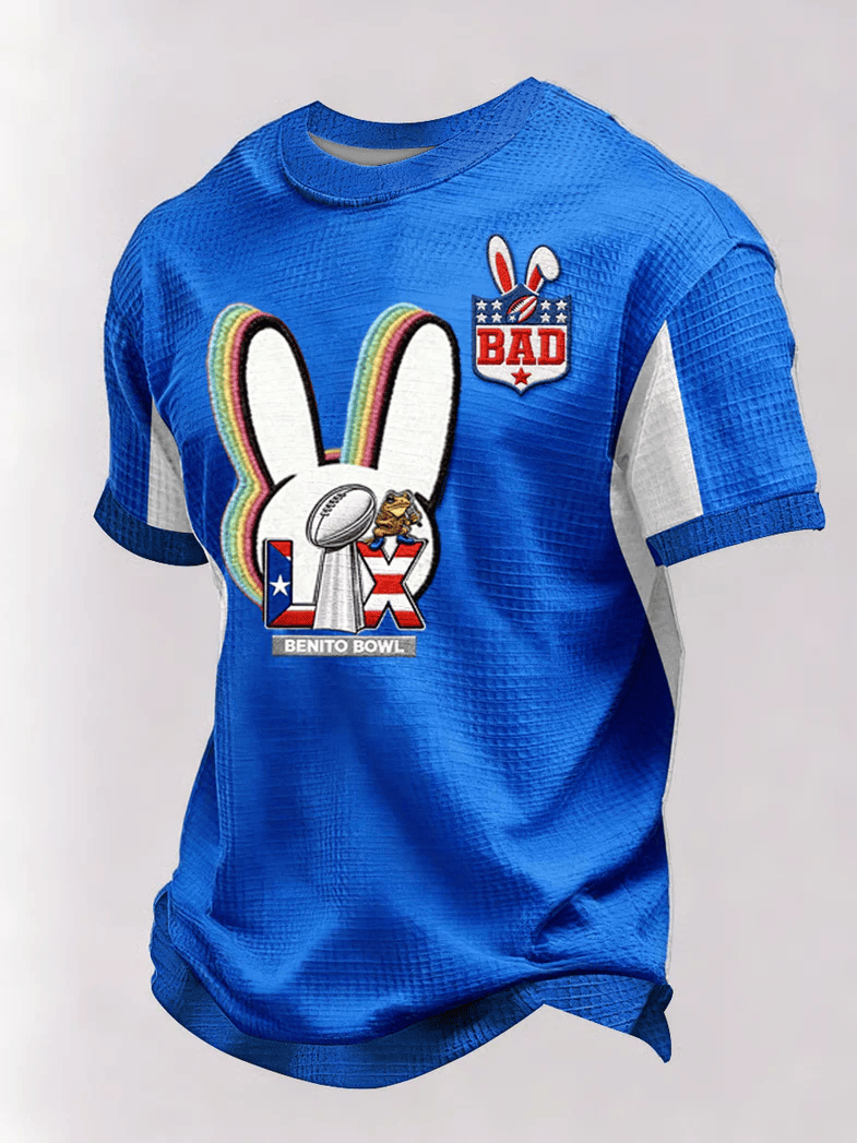 Bad Bunny Super Bowl Merch 2026 Game Day Benito Bowl T-Shirt Puerto Rican Football Shirt