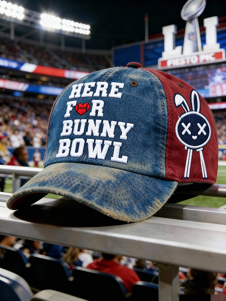 Bad Bunny Super Bowl Merch 2026 Here For The Benito Bowl Hat Embroidered Gifts For Him Bad Bunny Super Bowl Merch 2026 Here For The Benito Bowl Hat Embroidered Gifts For Him