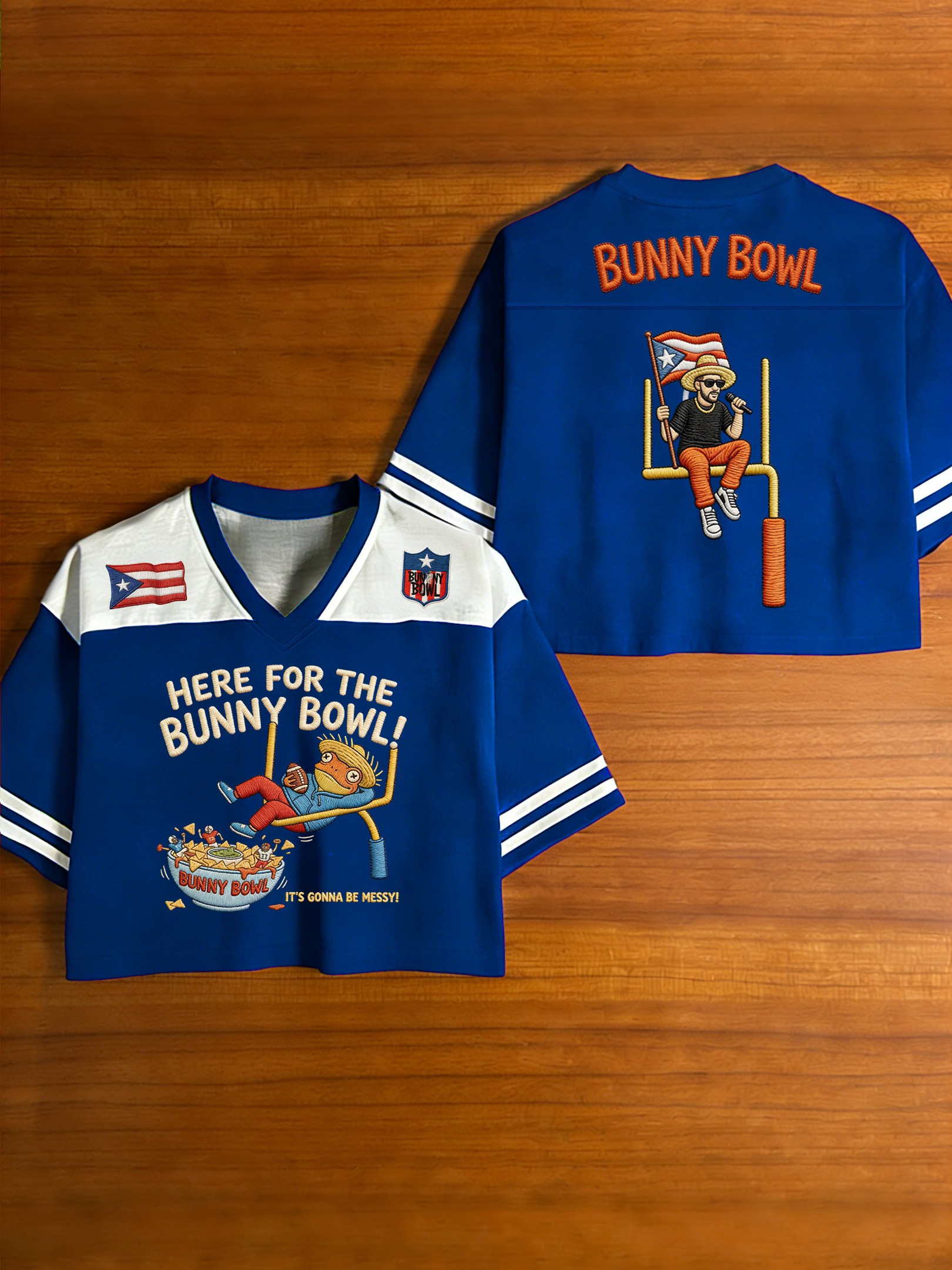 Bad Bunny Super Bowl Merch 2026 Here For The Benito Bowl Jersey Puerto Rican Football Fans Gifts