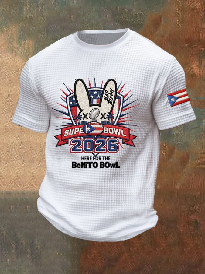 Bad Bunny Super Bowl Merch 2026 Here For The Benito Bowl T-Shirt Presents For Football Fans Bad Bunny Super Bowl Merch 2026 Here For The Benito Bowl T-Shirt Presents For Football Fans