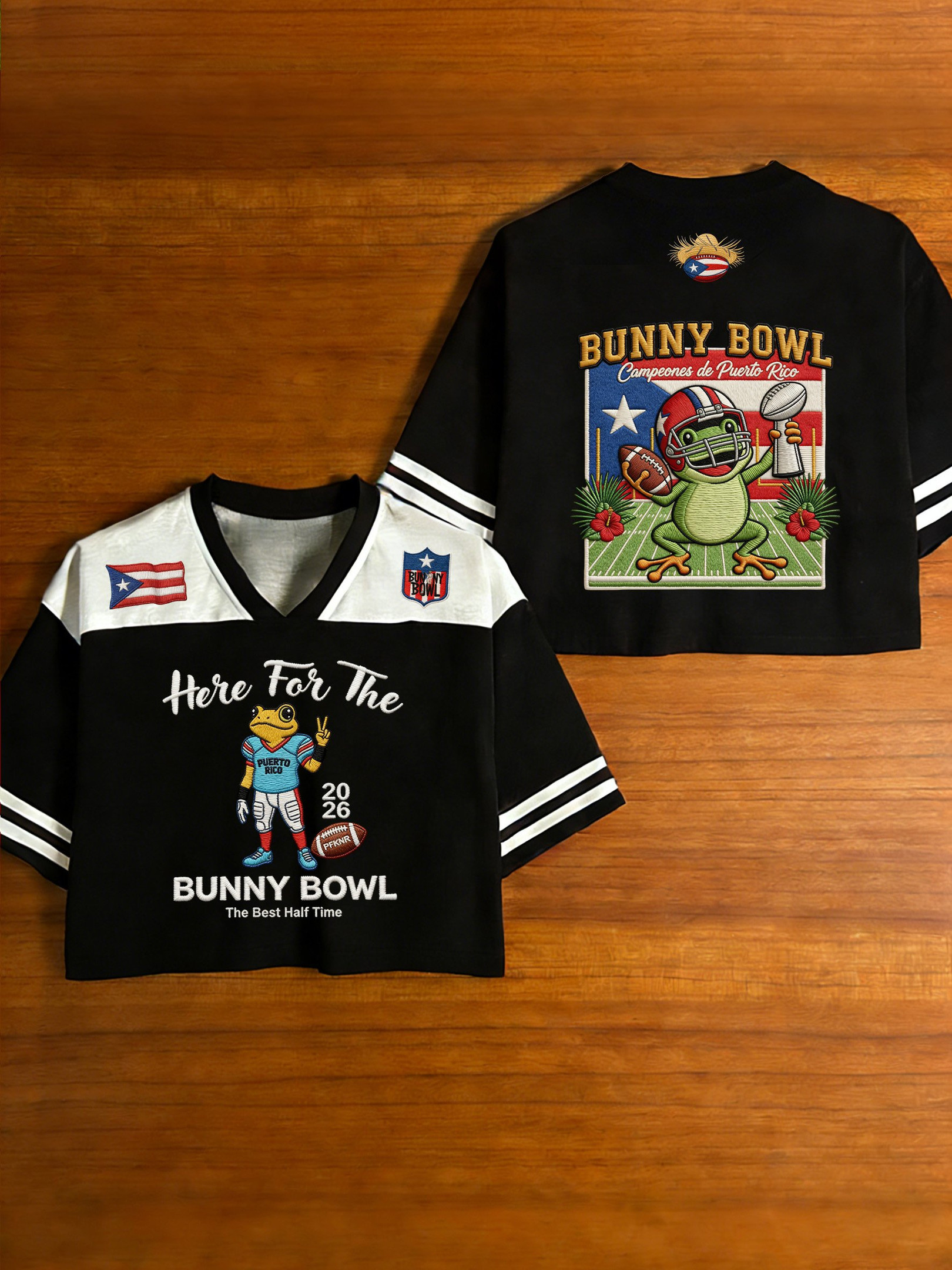 Bad Bunny Super Bowl Merch 2026 Here For The Bunny Bowl Jersey Superbowl Merch Gift For Her