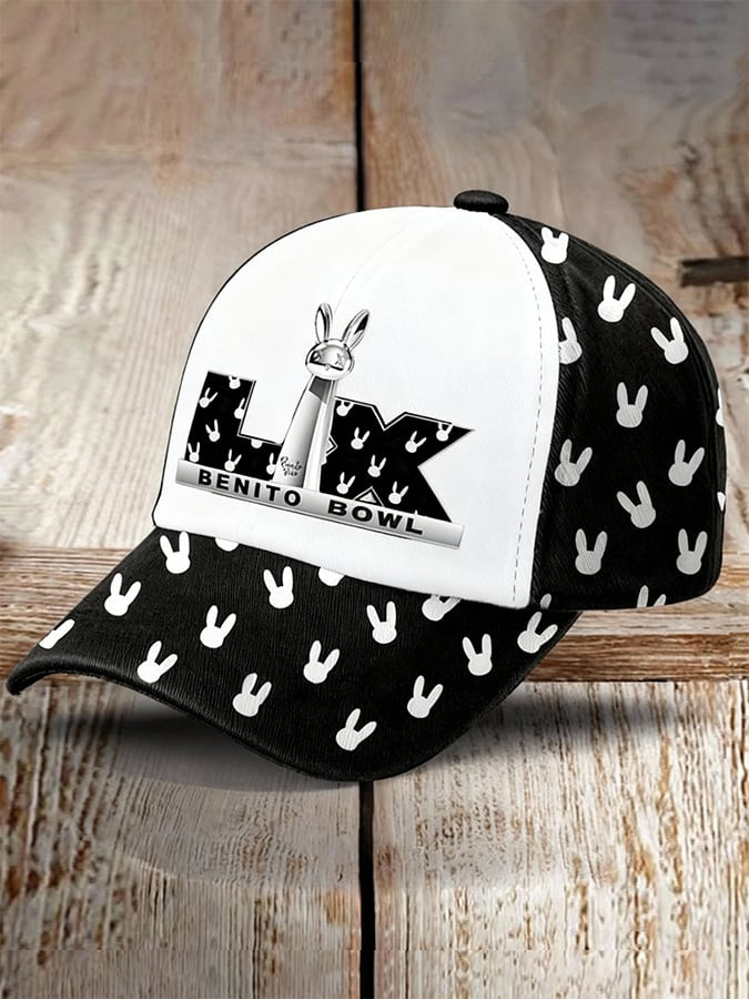 Bad Bunny Super Bowl Merch 2026 Puerto Rican Benito Bowl Hat Embroidered Game Day Merch