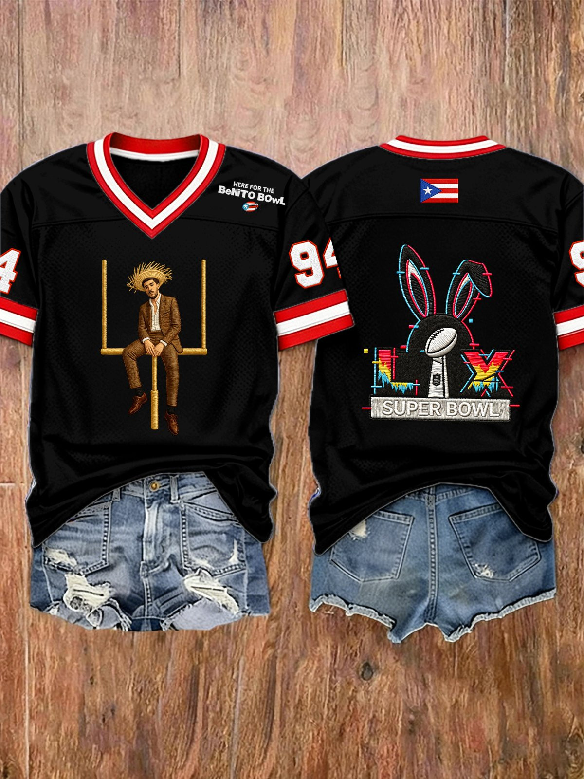 Bad Bunny Super Bowl Merch 2026 Puerto Rican Football Bad Bunny Jersey Game Day Gifts Bad Bunny Super Bowl Merch 2026 Puerto Rican Football Bad Bunny Jersey Game Day Gifts
