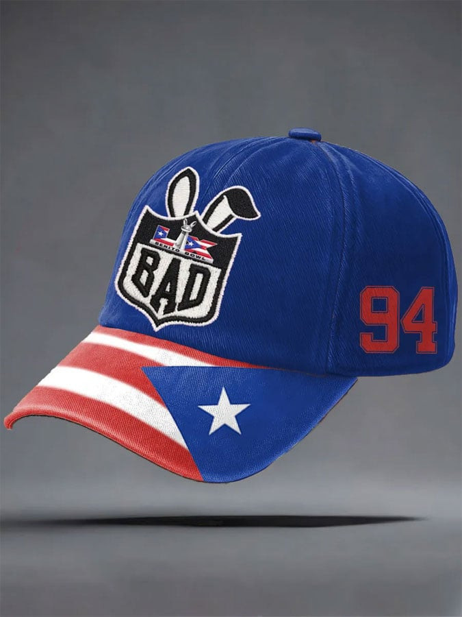 Bad Bunny Super Bowl Merch 2026 Puerto Rican Football Benito Bowl Hat Embroidered Superbowl Merch