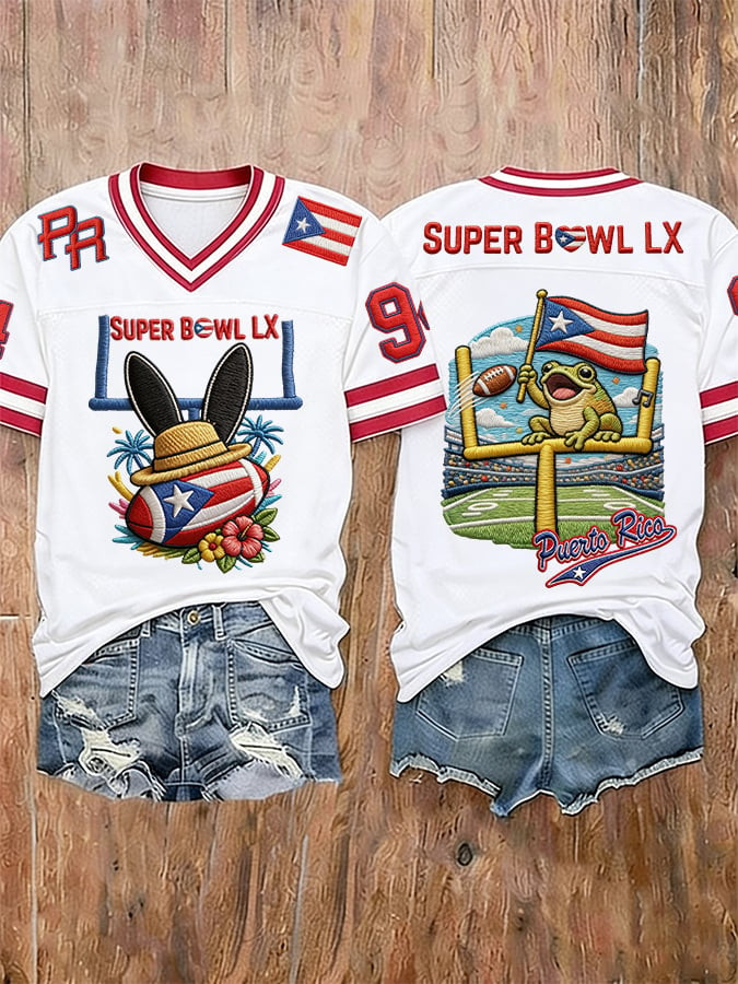 Bad Bunny Super Bowl Merch 2026 Puerto Rican Football Benito Bowl Jersey Bad Bunny Website