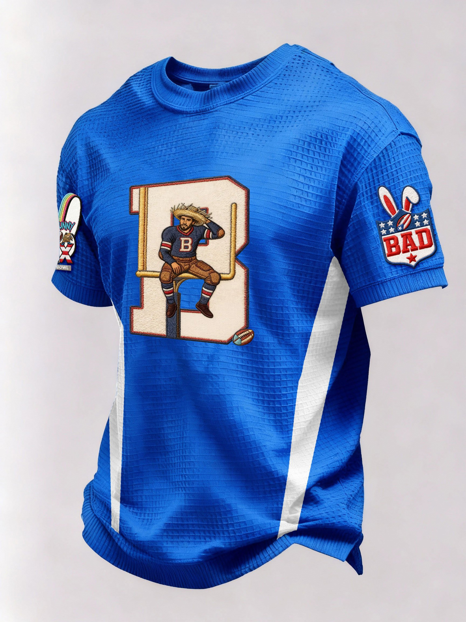 Bad Bunny Super Bowl Merch 2026 Puerto Rican Football Benito Bowl Shirt Bad Bunny Merch Blue