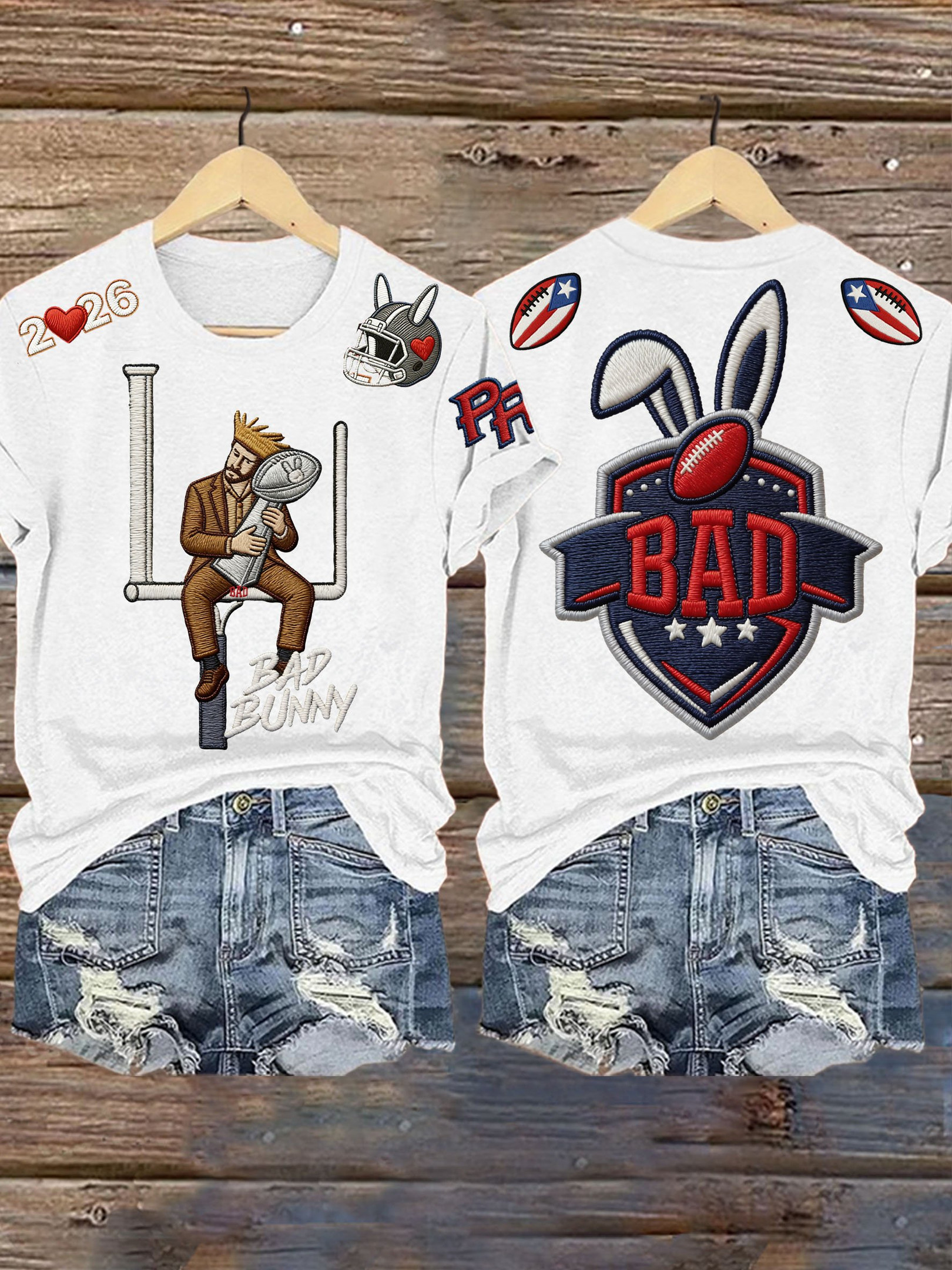 Bad Bunny Super Bowl Merch 2026 Puerto Rican Football Benito Bowl Shirt Gifts For Sister