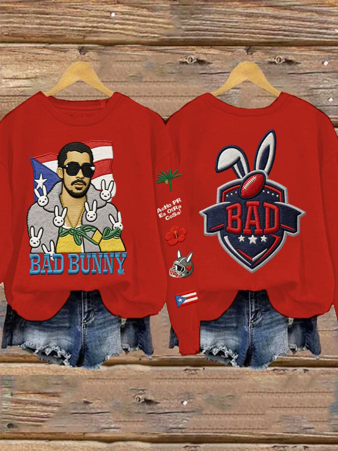 Bad Bunny Super Bowl Merch 2026 Puerto Rican Football Benito Bowl Sweatshirt Mother Gifts