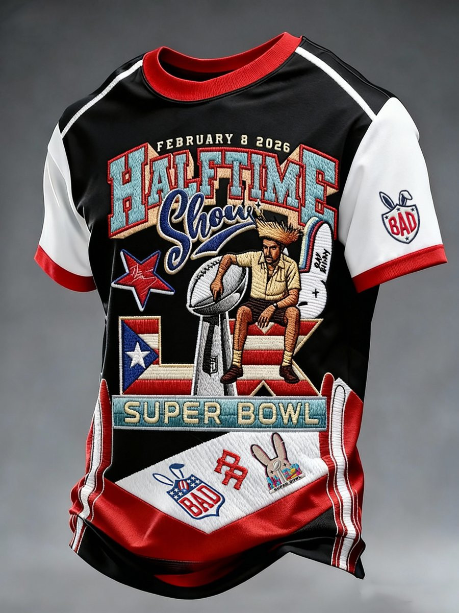 Bad Bunny Super Bowl Merch 2026 Puerto Rican Football Benito Bowl T-Shirt Brother Gifts