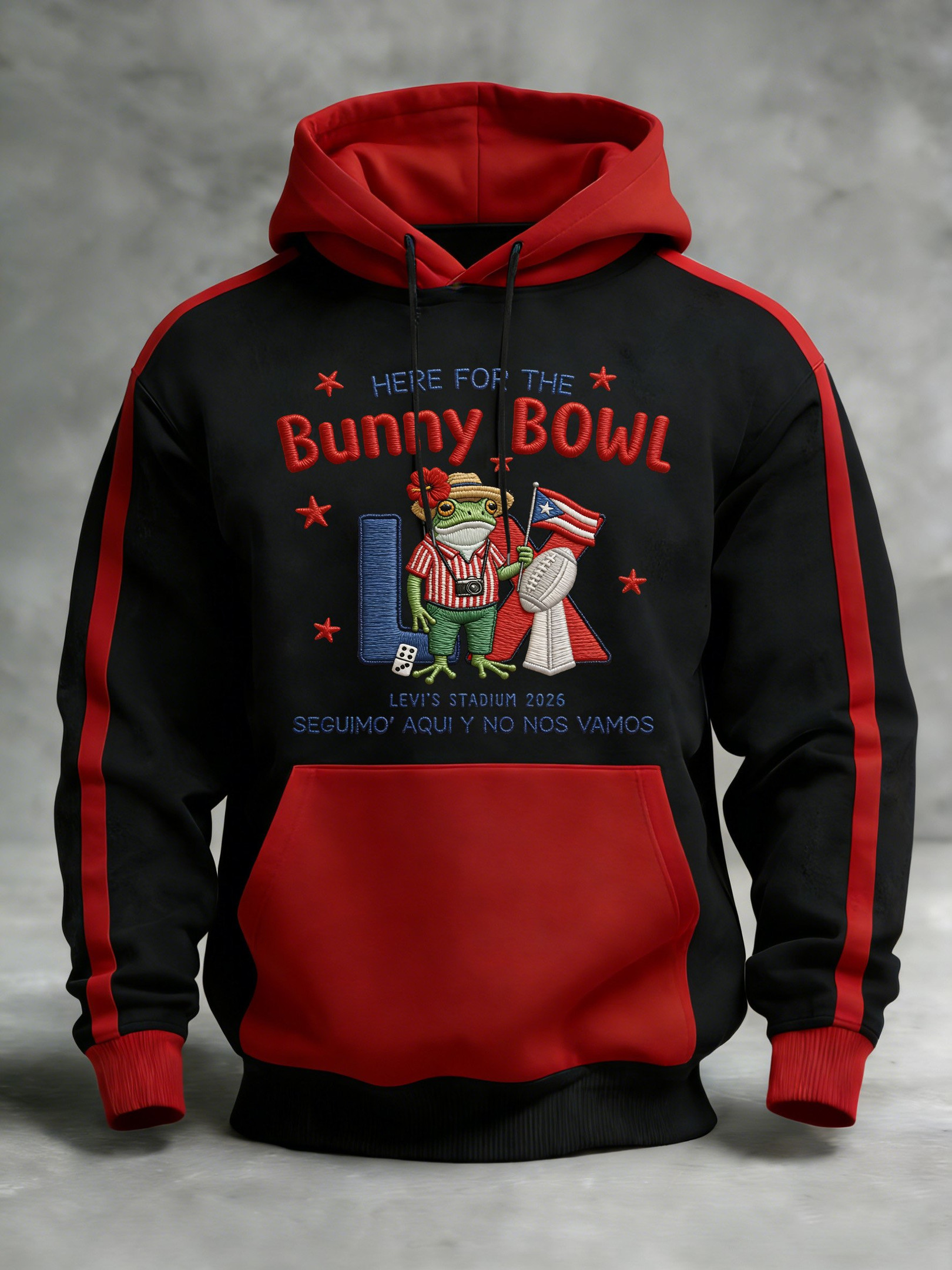 Bad Bunny Super Bowl Merch 2026 Puerto Rican Football Hoodie Here For The Benito Bowl Hoodie Bad Bunny Super Bowl Merch 2026 Puerto Rican Football Hoodie Here For The Benito Bowl Hoodie