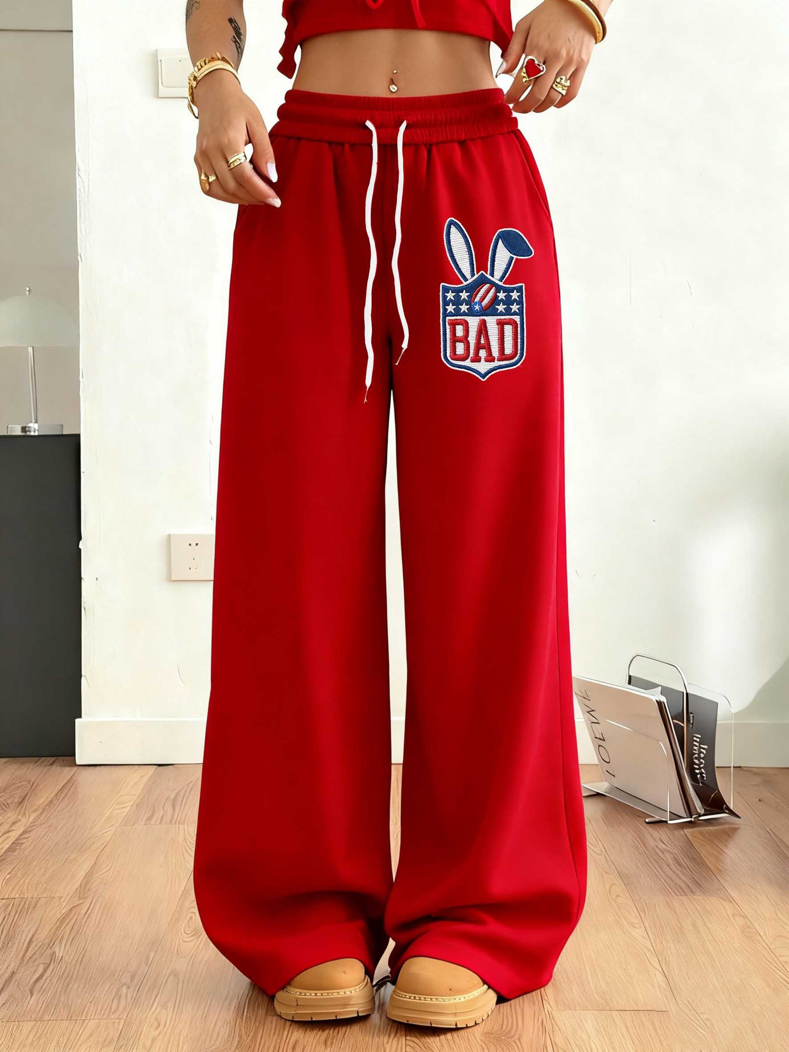 Bad Bunny Super Bowl Merch 2026 Puerto Rican Football Sweatpants Game Day Apparel For Women