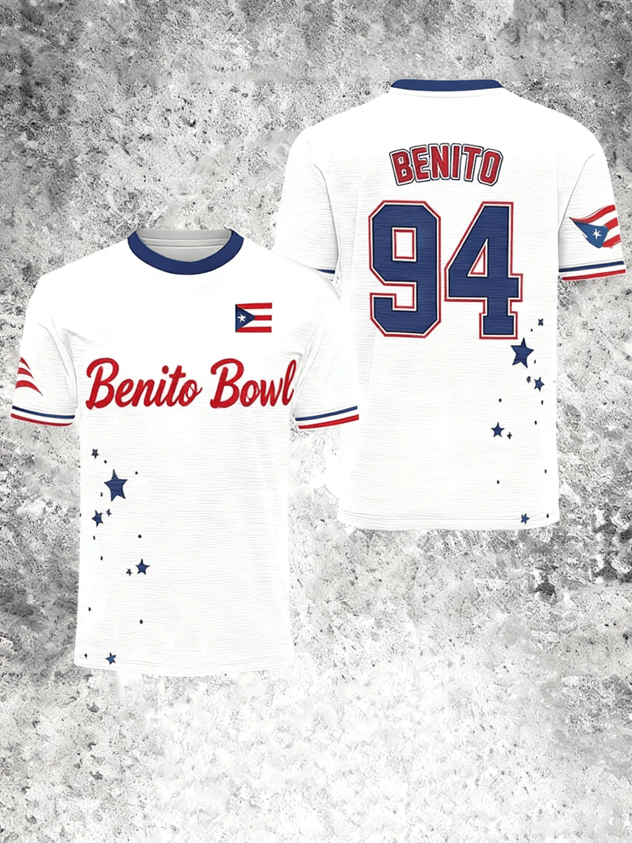 Bad Bunny Super Bowl Merch 2026 Puerto Rican Football T-Shirt Team Benito Bowl Shirt Fan Merch