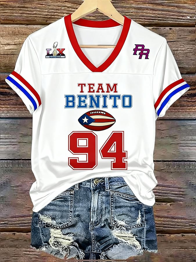 Bad Bunny Super Bowl Merch 2026 Puerto Rican Football Team Benito Bowl Jersey Fans Gifts